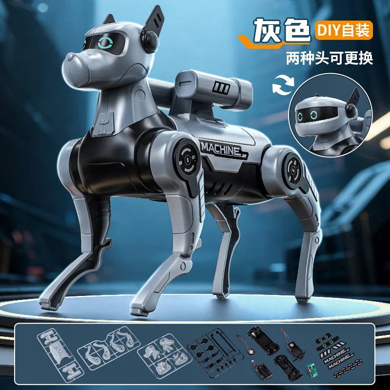 Perro robot interactivo para mascotas, dos colores