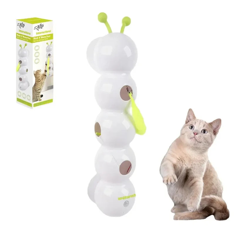 Juguete automático para gatos con sensor, carga USB, alivia el aburrimiento y es un compañero ideal para ejercitar a tu mascota.